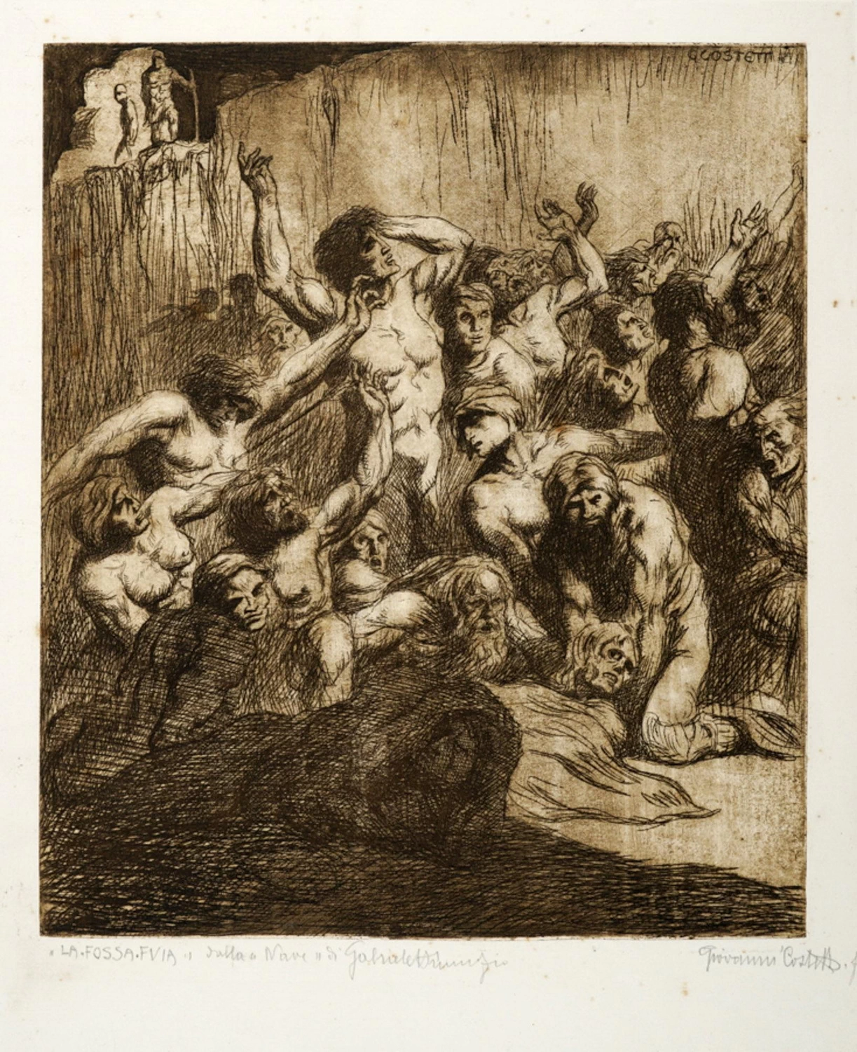 La Fossa Fuia dalla Nave di Gabriele d'Annunzio